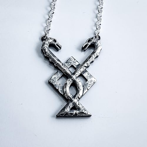 Amazon Com God Of War Brok And Sindri S Brand Silver Necklace Handmade Products