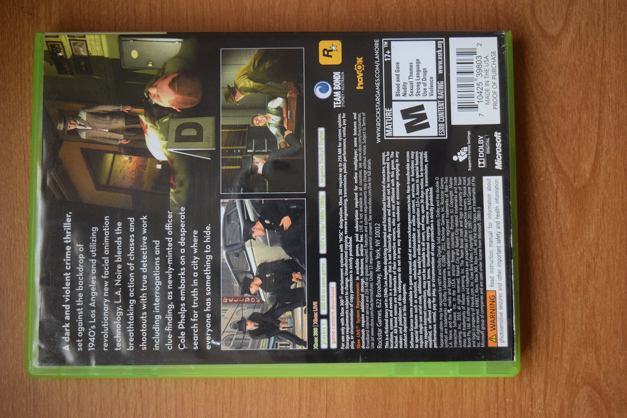 biyografi rüya patlama la noire complete edition xbox 360 Sahip canavar İşitme e