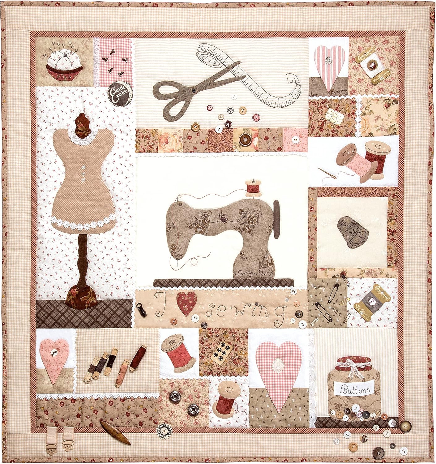 Gutermann 734521-2 Thread Set Natural Cotton 50 100m x 10 reels, C