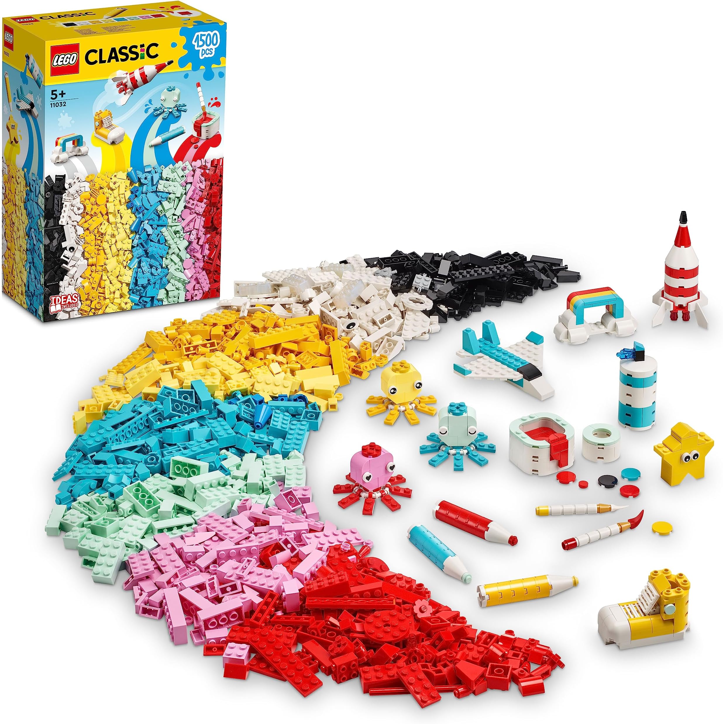 LEGO® Classic Creative Colour Fun 11032 Building Toy Set (1,500 Pieces)
