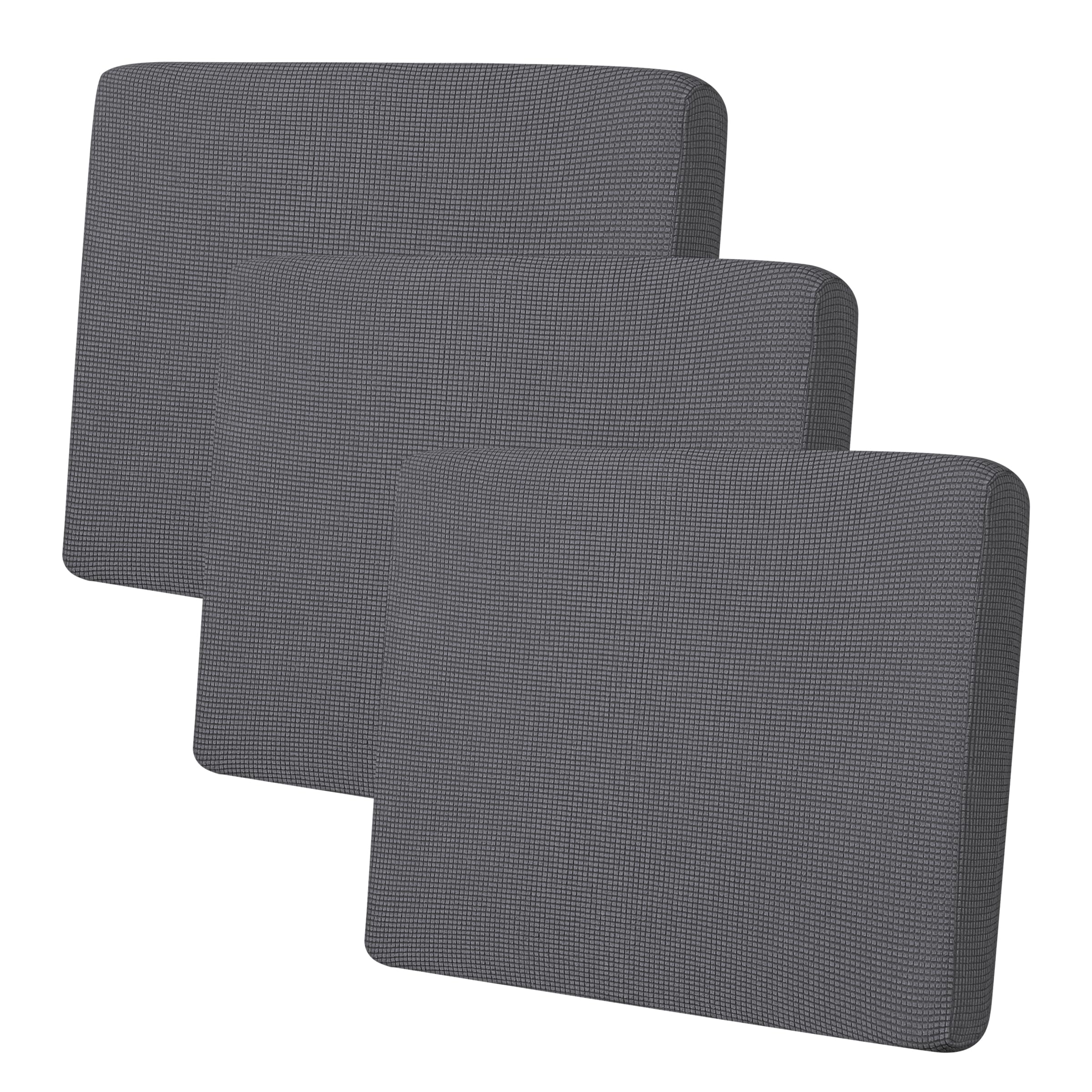 Easy-Going Stretch 3 Pieces Oversized Couch Cushion Cover for Sofa Seat