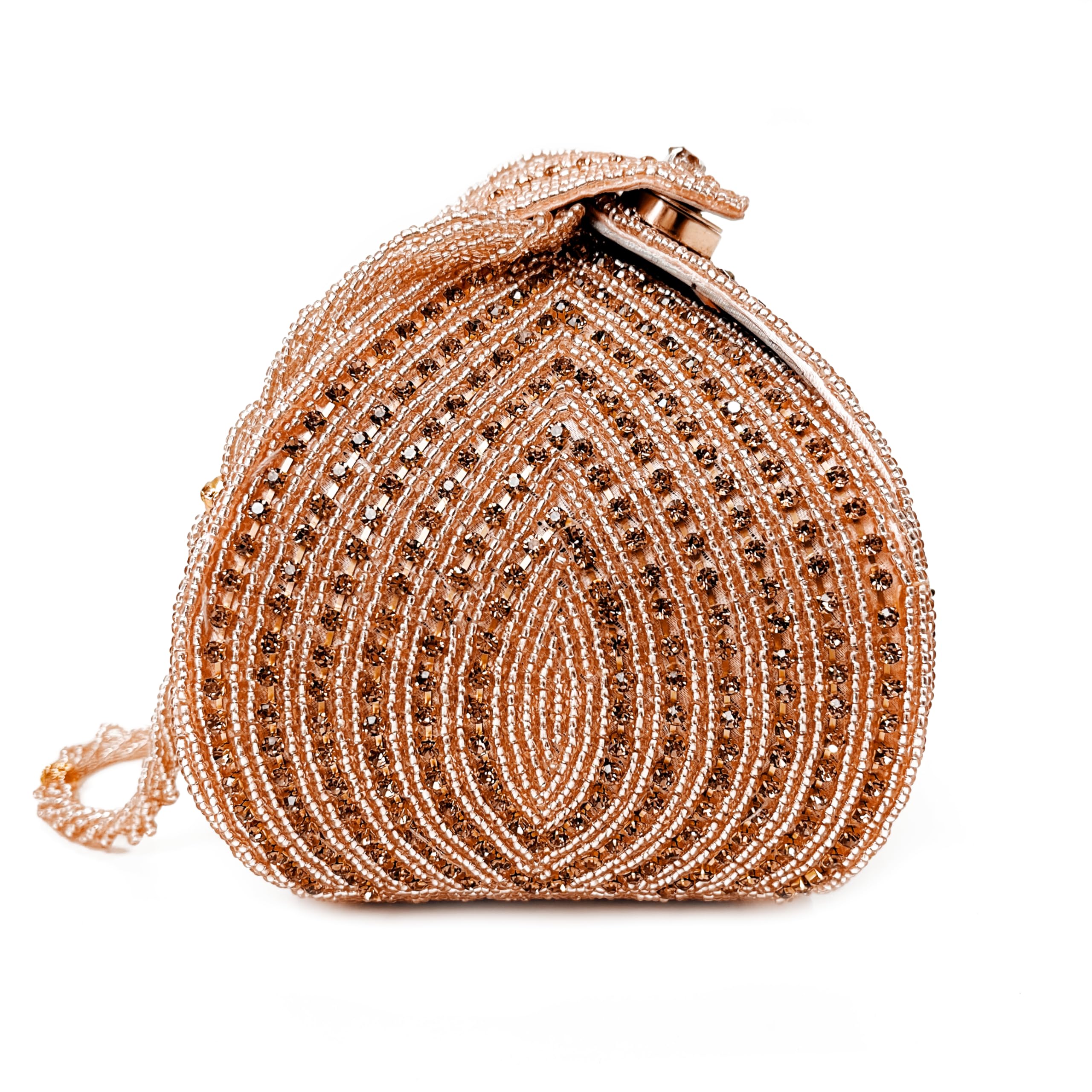 Trendifly Coconut Bridal Purse For Women Wedding Pearl Moti Handbag Clutch Box Handbag Best Gifting Ladies Side bag Casual Evening Kitty Party Anniversary Birthday Valentines Day Gift (Light Pink) (B0CWVN7FN9) Amazon Price History, Amazon Price Tracker