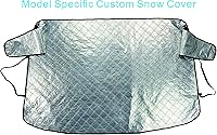 Vista 3 de Cubierta de nieve y escarcha para parabrisas automotriz de ajuste personalizado, protección de triple capa compatible con 2012, 2013, 2014, 2015