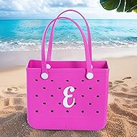 Vista 28 de Charms for Bogg Bag Letters Rubber Beach Bag Accessories for Tote Bags Bogg Bag with Alphabet Letters