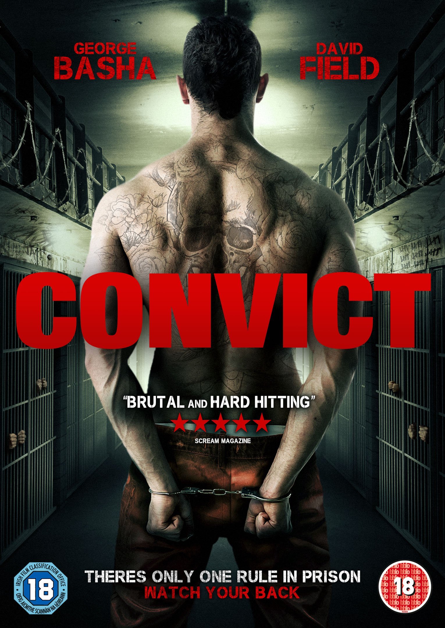 Convict DVD edición con argumento crudo de acción intensa y realismo penitenciario