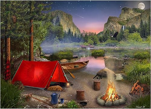 Vermont Christmas Company Wilderness Trip Jigsaw Puzzle 1000 piezas