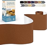 Vista 158 de KING MOUNTAIN Parche de reparación de lona de 9 x 11 pulgadas, 2 piezas, parche de tela impermeable autoadhesivo para sofás, tiendas de campaña