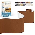 KING MOUNTAIN Canvas Repair Tape,Outdoor Gear Patch, 463 Inches,Waterproof,Self-Adhesive for Repairing Boat Covers,Sun Shades,Sofas,Tents,Lounge Chairs,Awnings (Brown1.0)