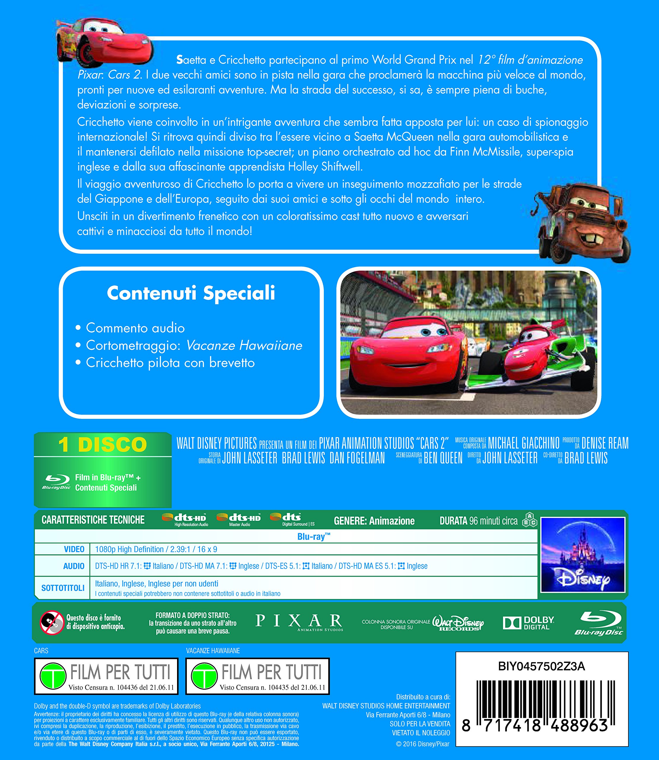 Cars 2 - Collection 2016 (Blu-Ray)