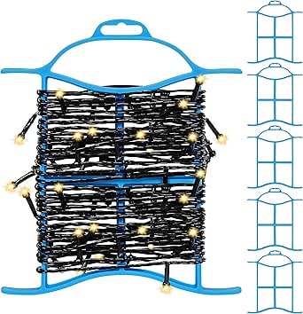 Belle Vous 6 Pack van Kerst Light Rope Winder Organisatoren