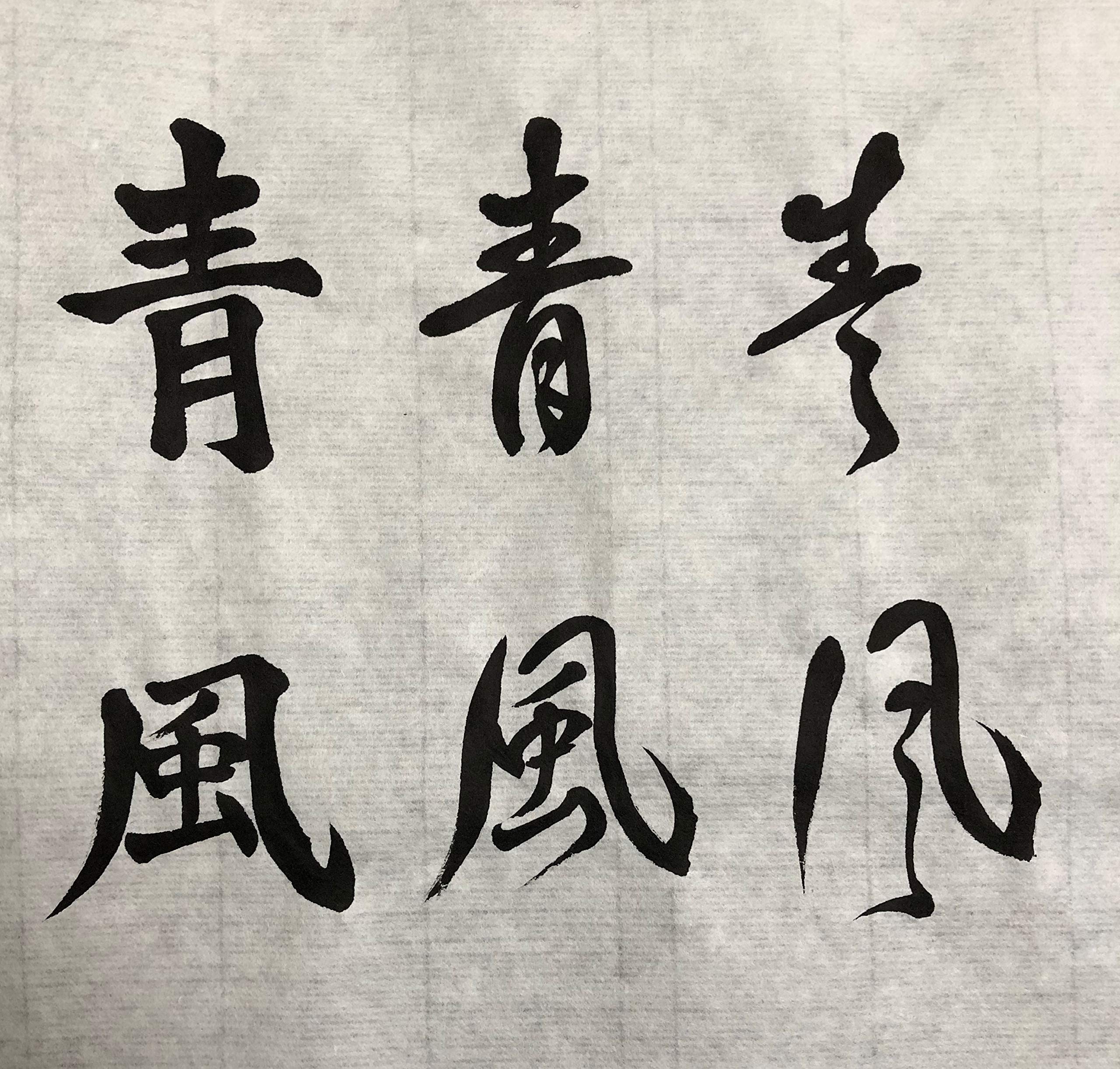 書道 seven Amazon | 天義堂 書道半紙 清書 練習「滲まず、書きやすい」 500枚入り