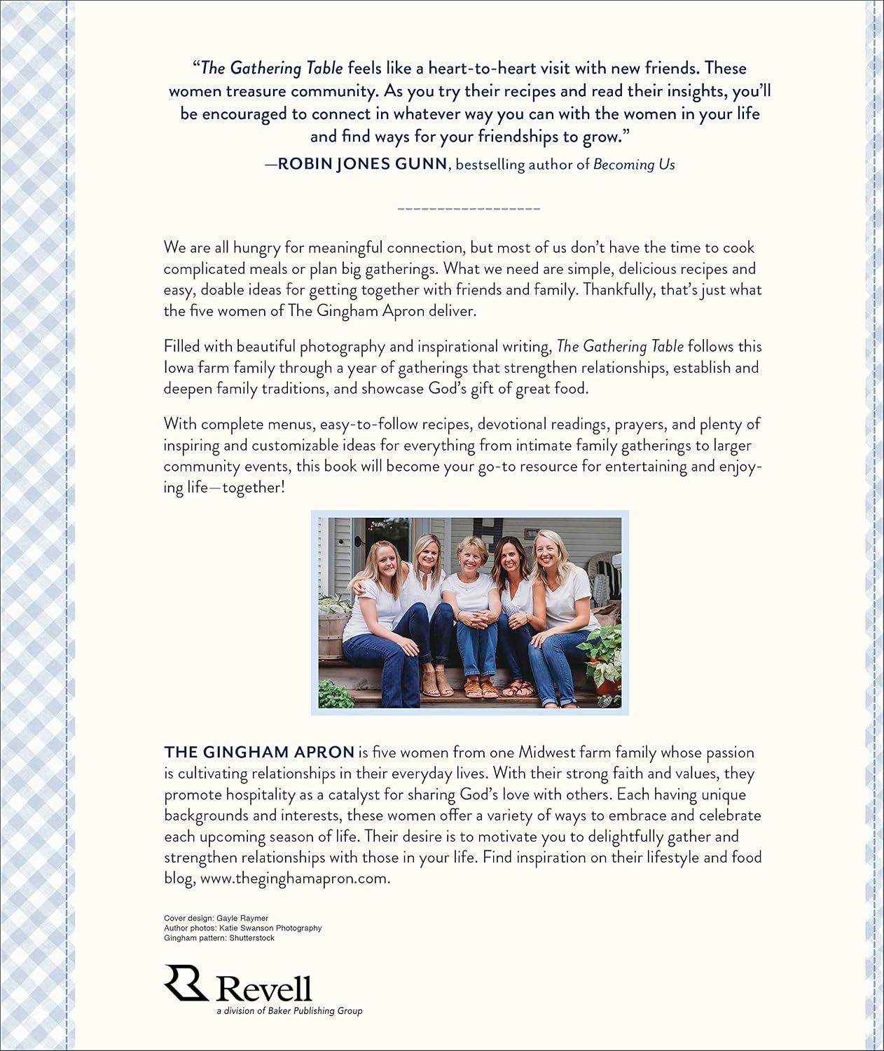 The Gathering Table: Growing Strong Relationships through Food, Faith, and Hospitality