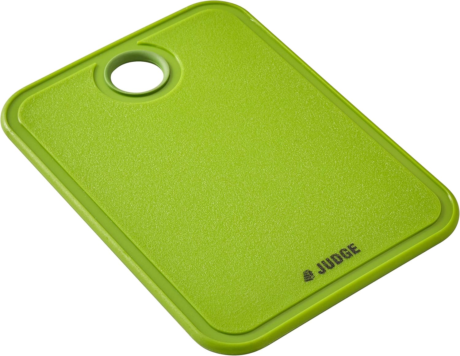 Judge TC397 Small Chopping Board for Kitchen, Non-Slip BPA-Free Plastic Cutting Mat & Cutting Board for Kitchen with Hanging Loop & Juice Groove, Dishwasher Safe, 19cm x 14cm – 2 Year Guarantee
