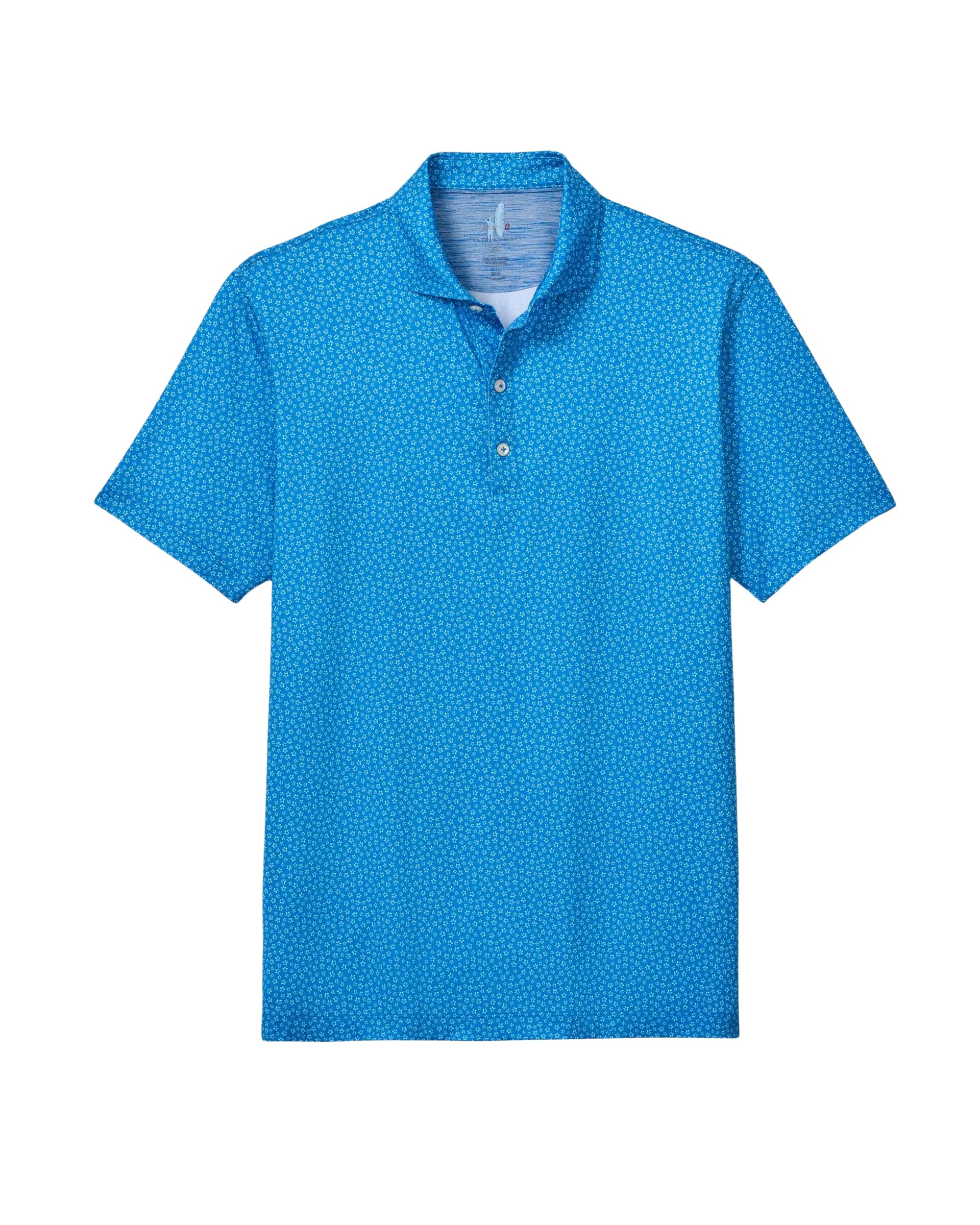 johnnie-O Featherweight Performance Polo - Plumeria