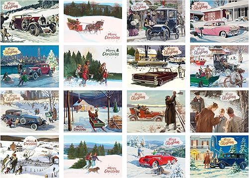 Vista 56 de Decoupage - Paquete de papel (35 hojas de 6 x 8 pulgadas), adorables sombreros esponjosos de gatos i Stanta con regalos y decoraciones navideñas