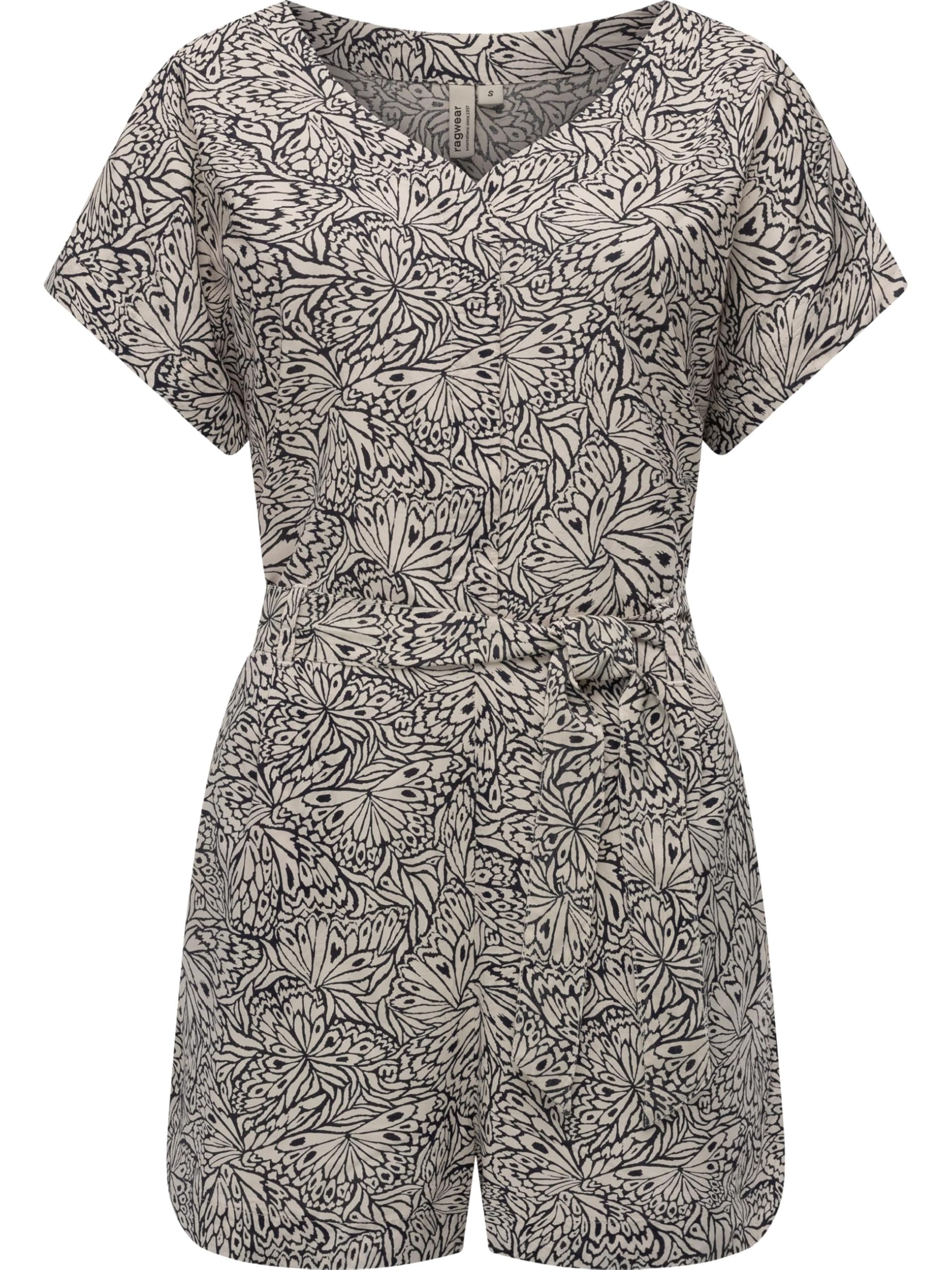 Ragwear Salwin YOUMODO Combinaison d'été courte à motifs pour femme avec ceinture Taille XS à XXL