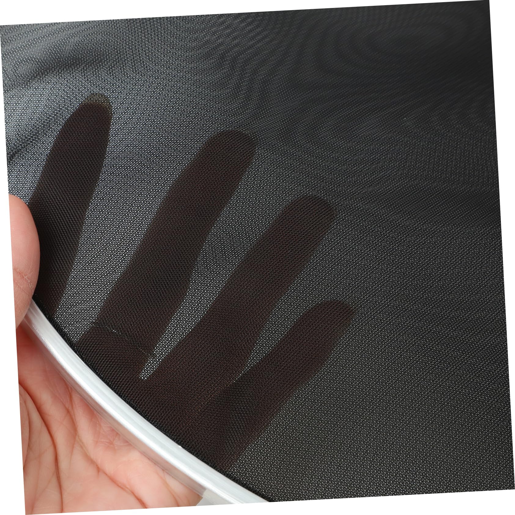 OFFSCH 3pcs Silent Mesh Drum Heads Black Drum Hydraulic Double Layer Drumheads for Replacement