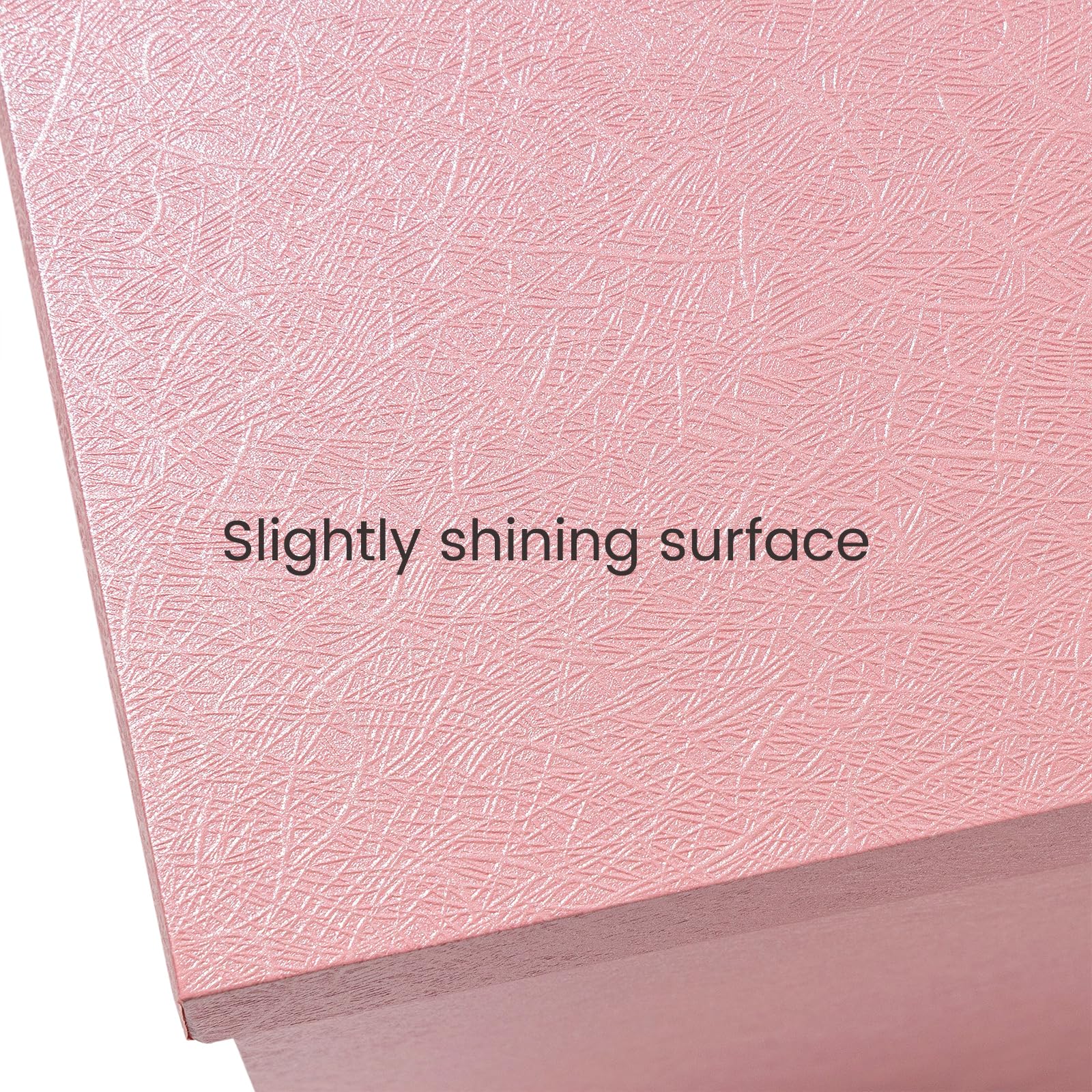 Mefleet Large Gift Box with Lid for Presents 12x12x12 Inches Extra Big Deep Square Pink Boxes 1 Pack for Christmas, Birthday, Valentine's Day, Mother's Day - Contains Crinkle Paper, Ribbon and Card
