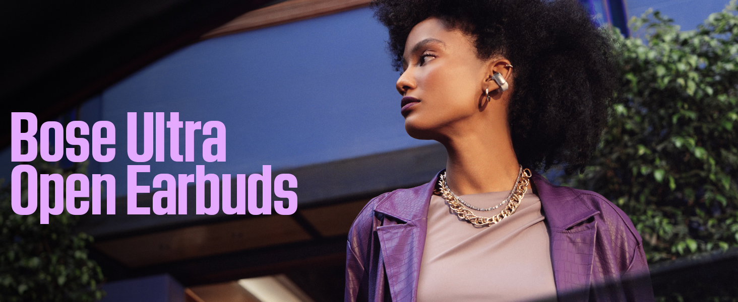 Bose Ultra Open Bluetooth Earbuds with OpenAudio Technology, Open