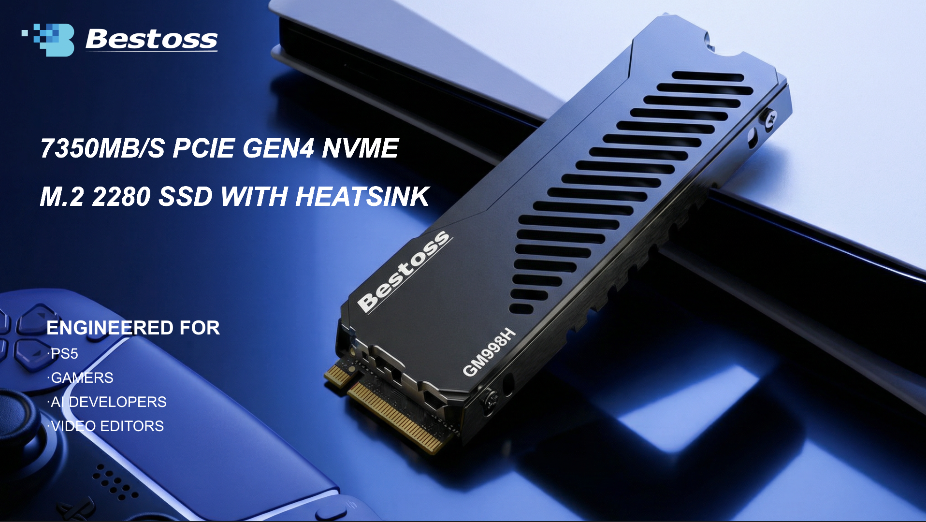 Amazon.com: PCIe Gen4 2280 NVMe 2TB M.2 SSD with Heatsink, PS5