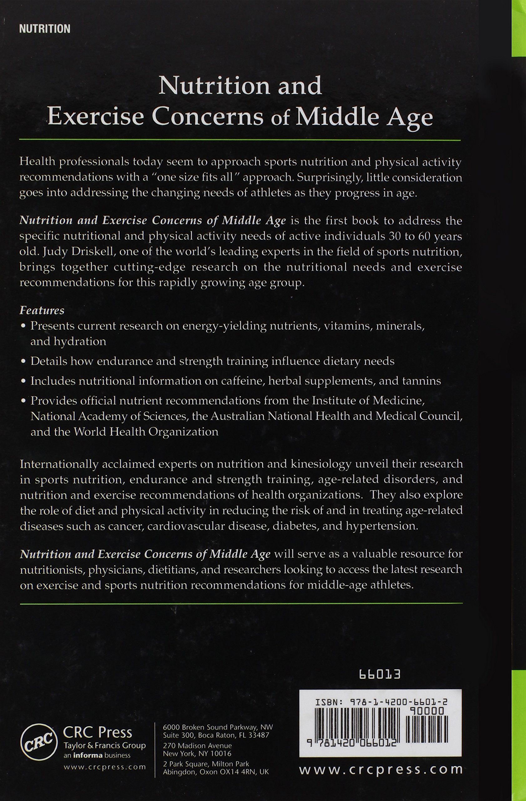 Nutrition and Exercise Concerns of Middle Age