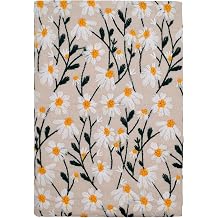 BLBMH 10x7 Fabric Book Covers for Hardcover Paperbacks Bible - Daisy 2