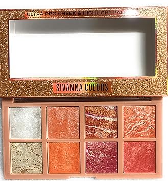 Sivanna Colors Makeup Studio Ultra Pro blush cheek & Highlighter Palette 01