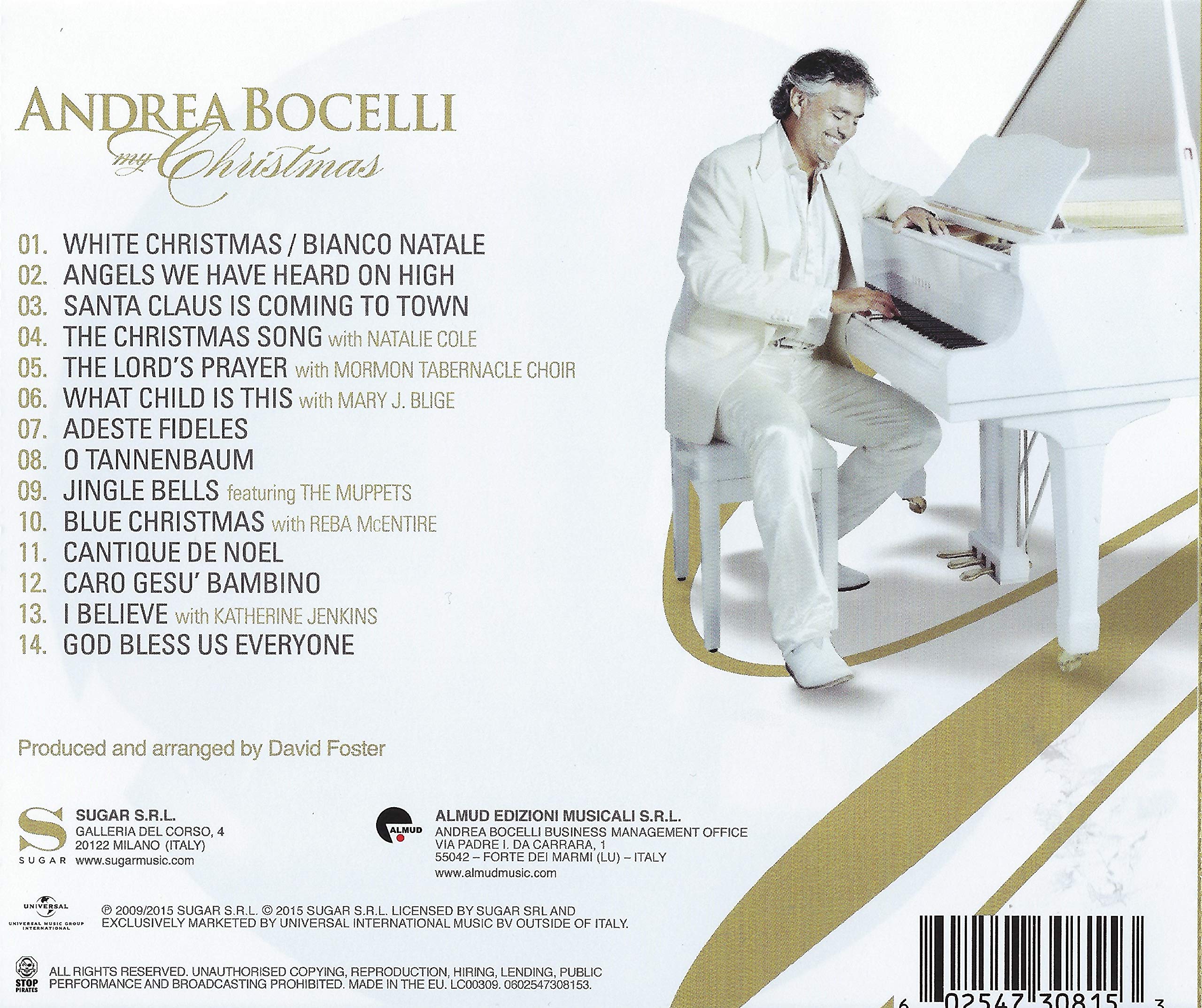 Opera: The Ultimate Collection - My Christmas - Andrea Bocelli Greatest Hits 2 CD Album Bundling