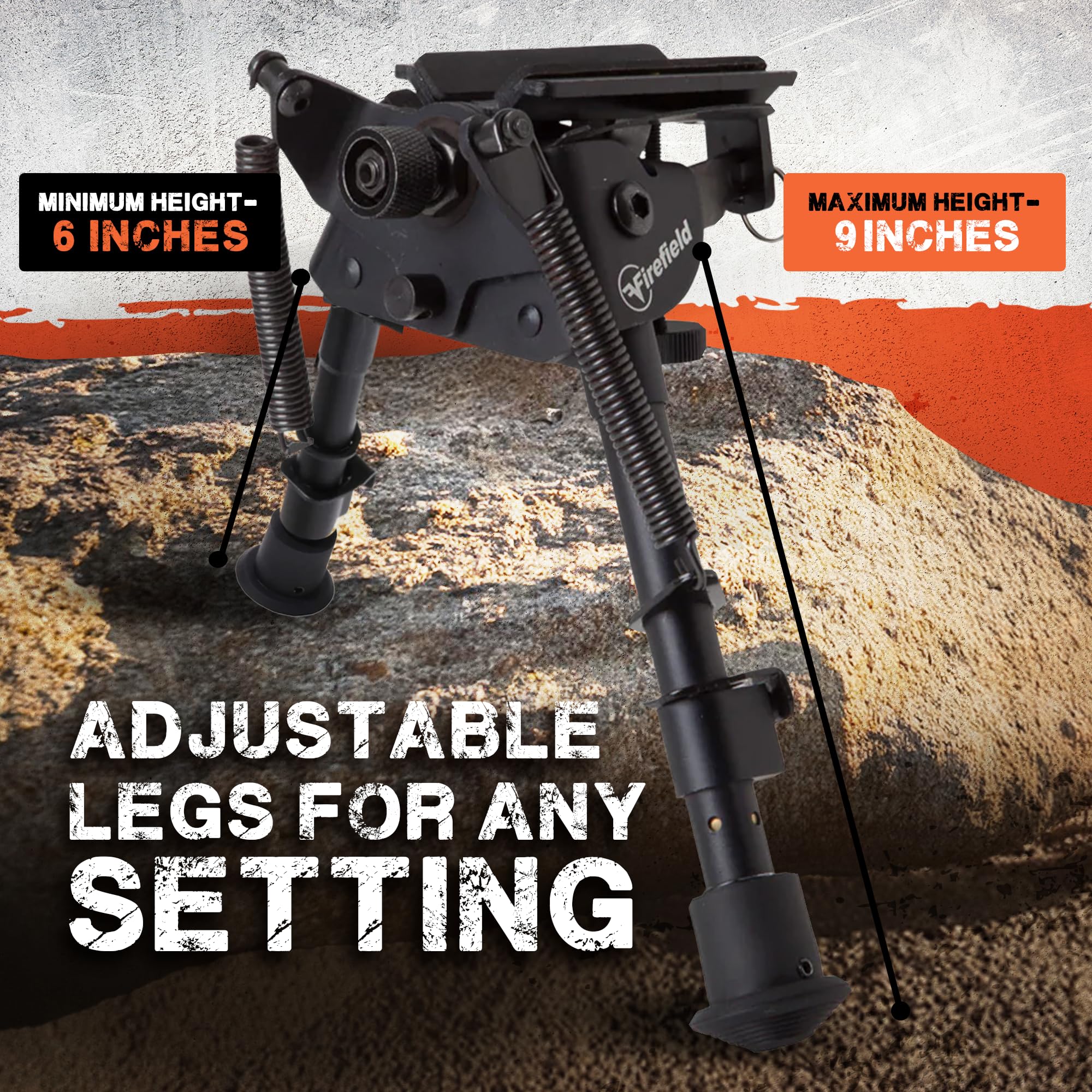 Primos Hunting unisex adult Trigger Hunting Shooting Stick, Black, Tall US