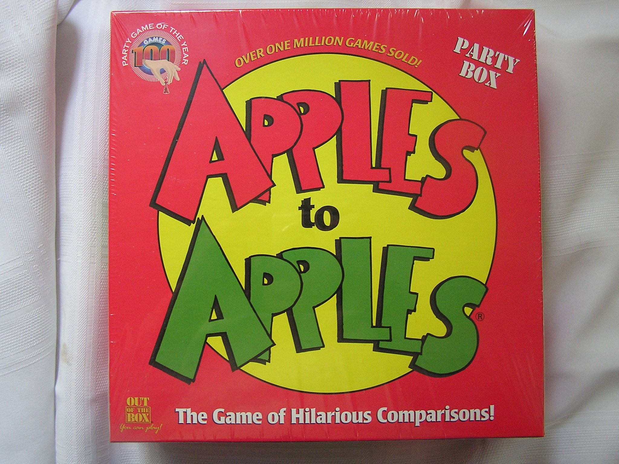 Apples to Apples The Game of Hilarious Comparisons Party Box
