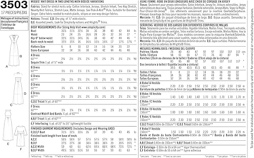 Miniatura 3 de Simplicity 3503 - Patrón de costura para ocasiones especiales, H5 (6-8-10-12-14)