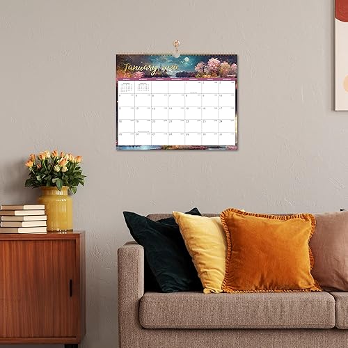 Miniatura 7 de Calendario 2026  Calendario de pared 2026, enero de 2026 a diciembre de 2026, 15" x 11.5", calendario de pared mensual 2026 de 12 meses,