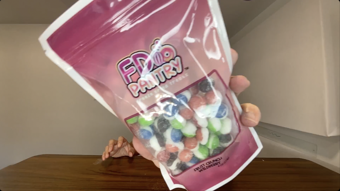 Tasting Freeze Dried Skittles Fruit Crunch Wildberry Candy