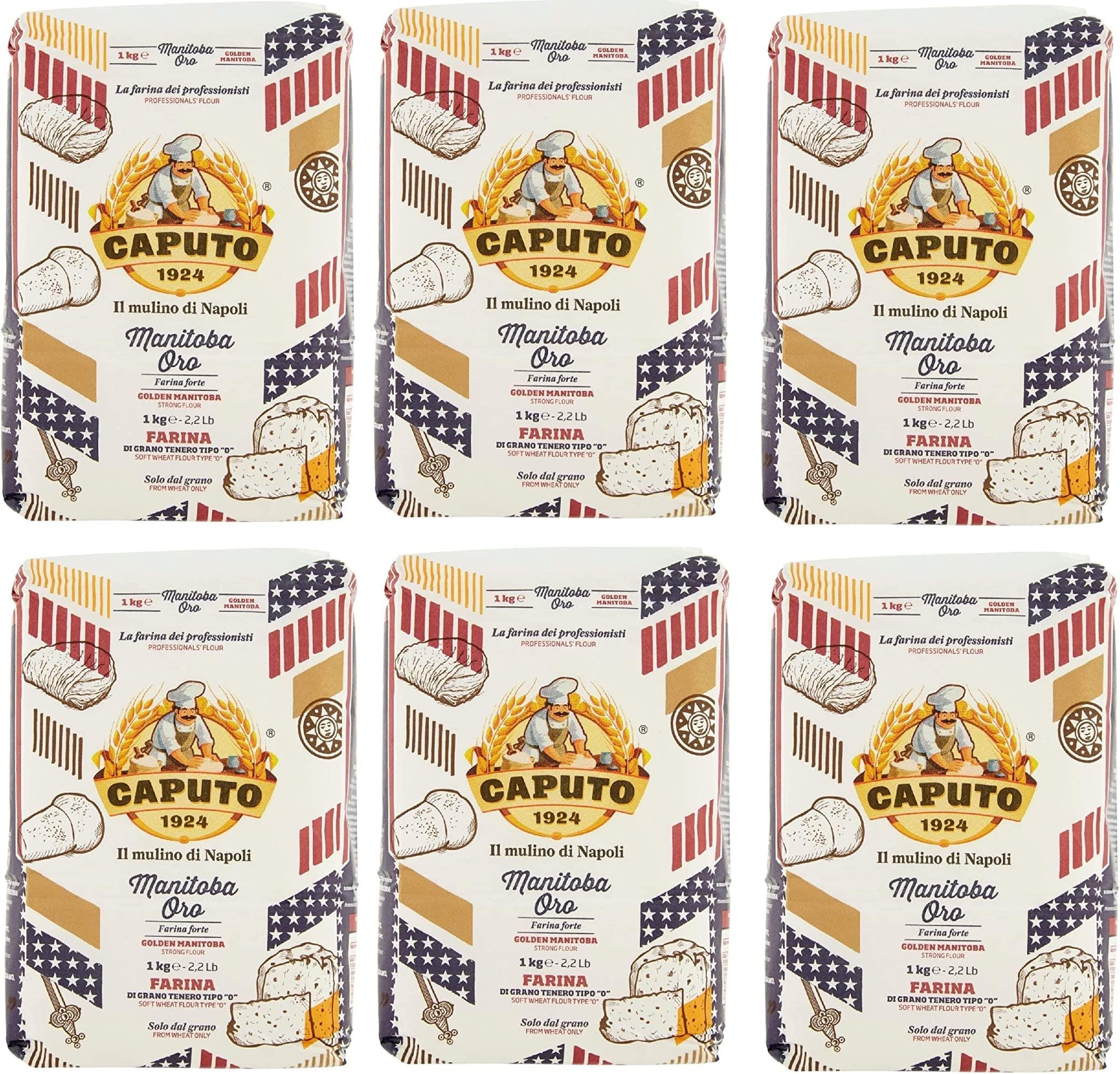 6X Molino Caputo Flour Manitoba Gold Pizza Napoli Baking Pizza 1kg