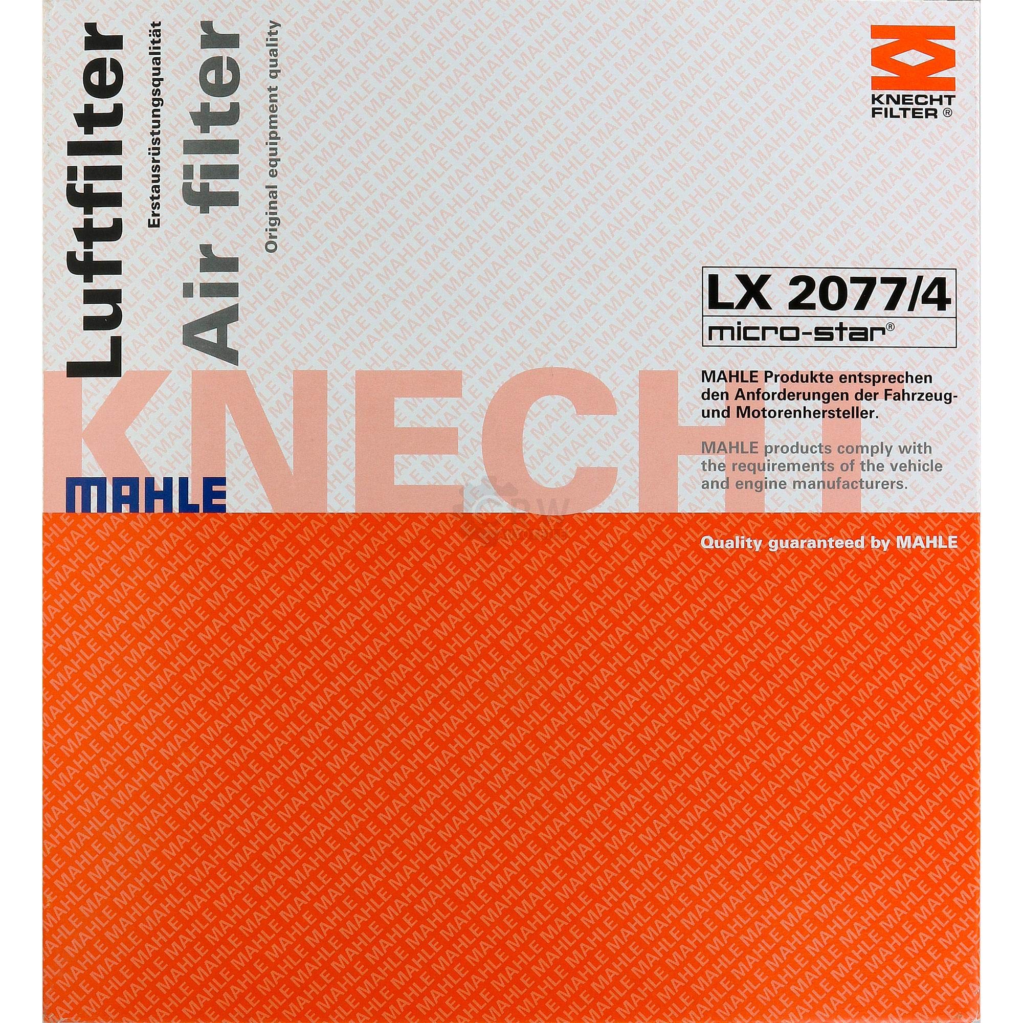 Paquete de inspección Kit de mantenimiento con filtro de aceite OX 813/1D, filtro de aire LX 2077/4, filtro de cabina LA 742, tornillo de cierre