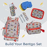 Vista 11 de Bentgo Kids Prints - Mochila 2 en 1 y lonchera aislada, Dino Fossils, Niños