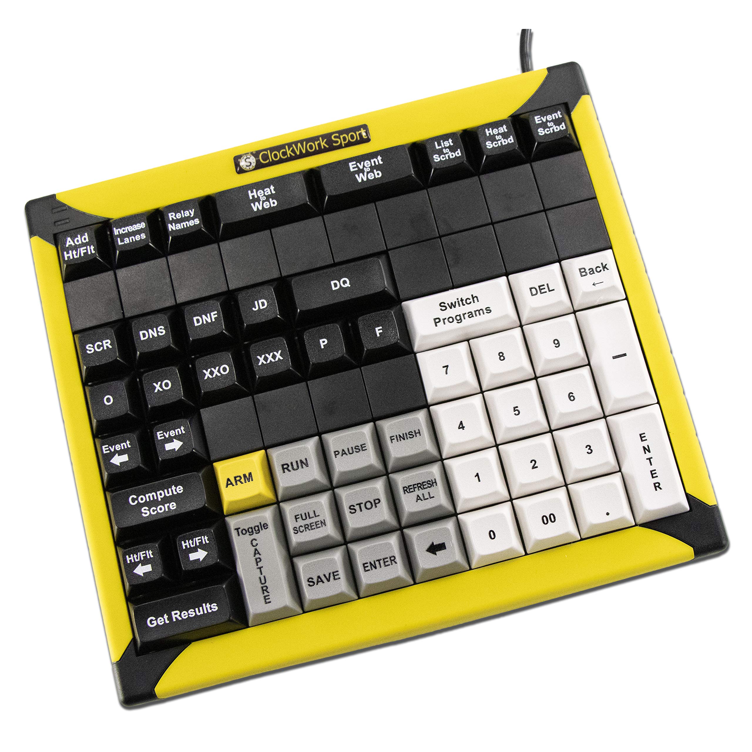 Clockwork Control Board for Hy-Tek + FinishLynx (80, Keyboard)