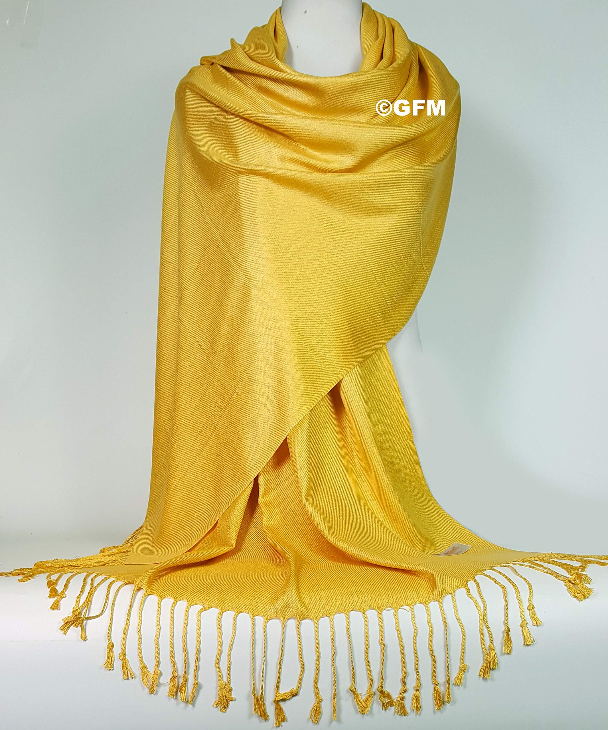 GFM® Mujer Pashmina estilo bufanda de abrigo (B9)