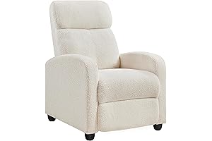 Yaheetech Single Fabric Recliner Chair - The Epitome of Comfort for Movie Nights and Relaxation