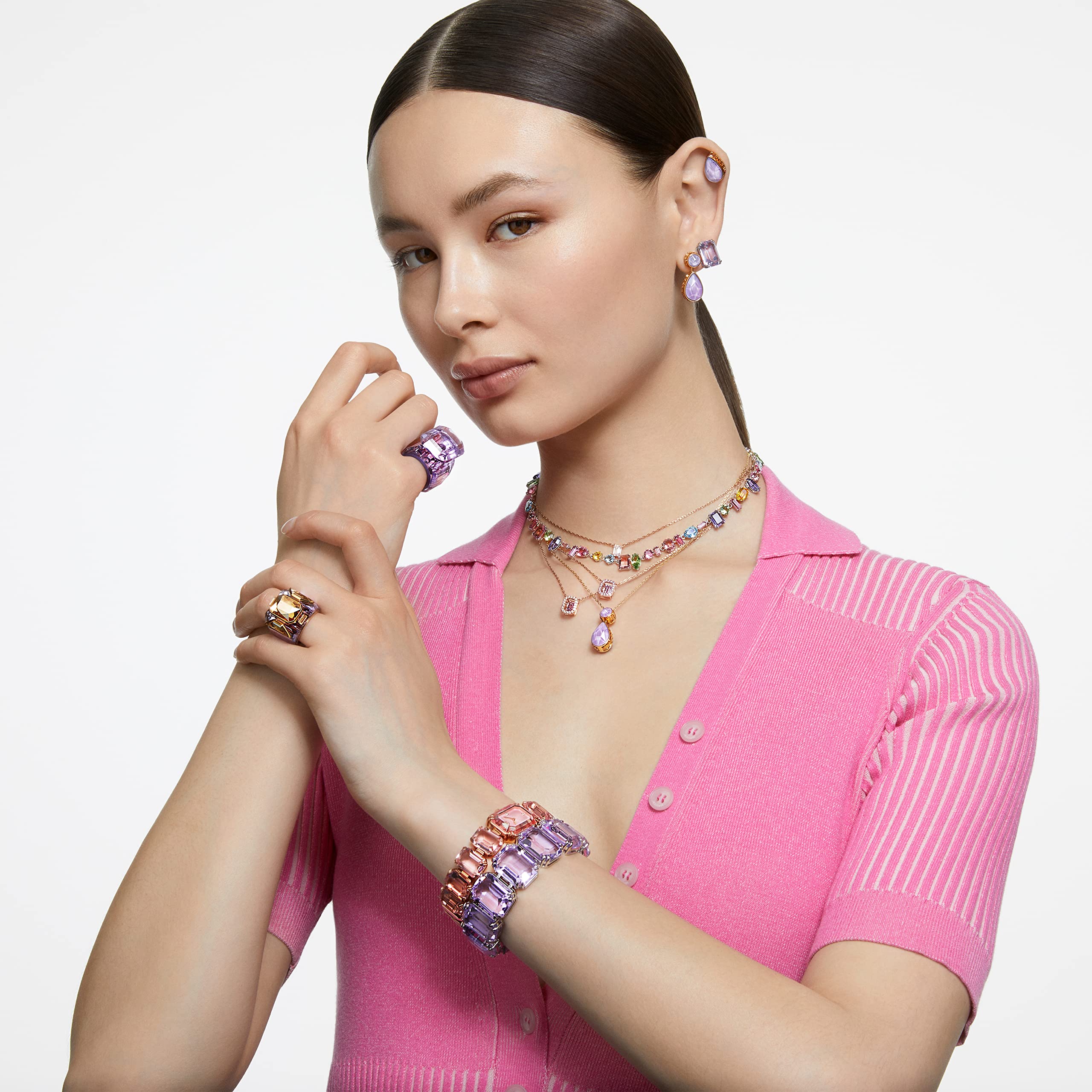 Swarovski Kolekcja Orbita Naszyjnik