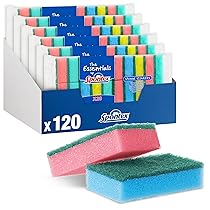 Spugna abrasiva Spontex Essentials – 6 x Confezione da 20, totale 120