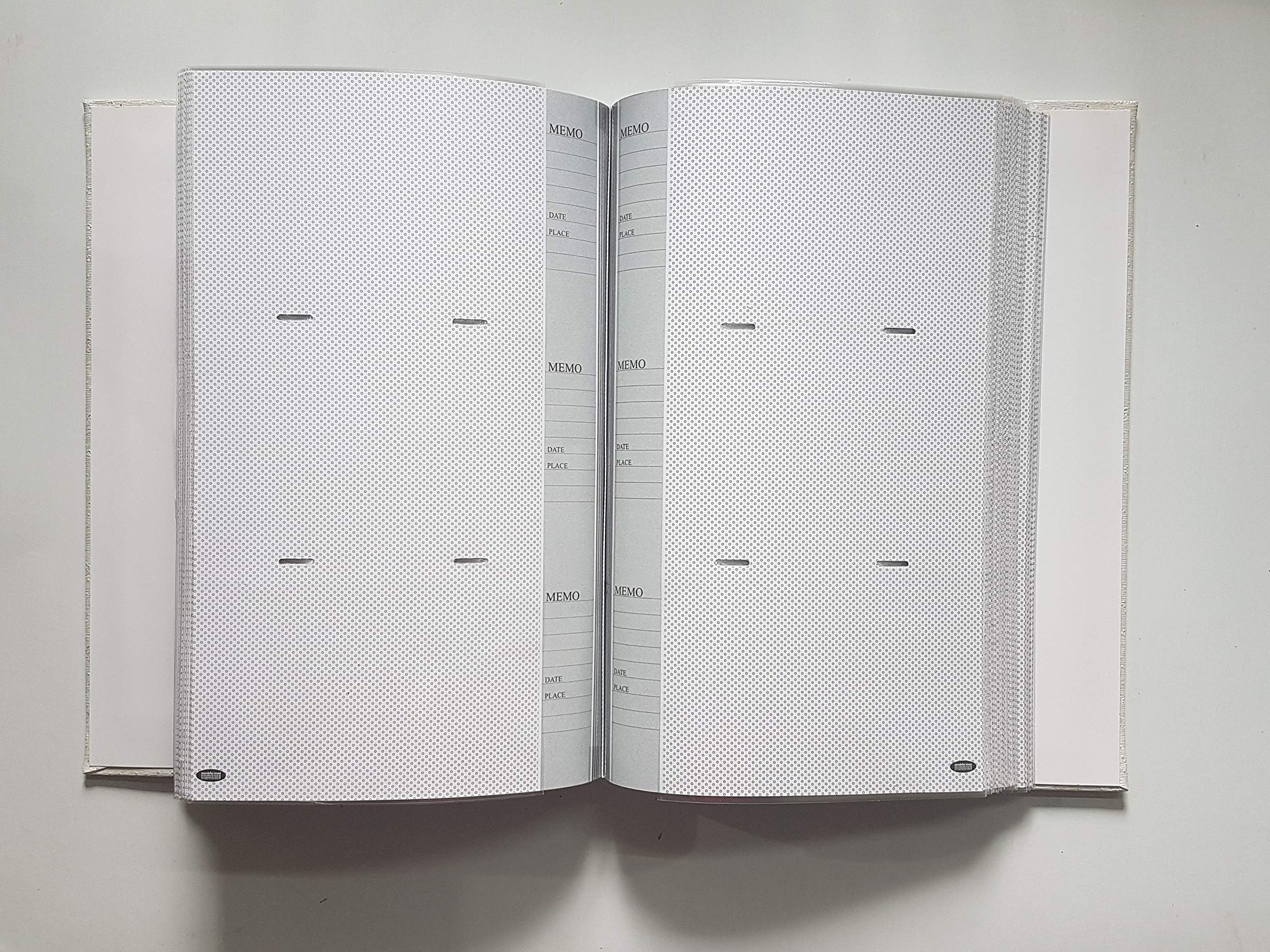 Makhijani Albums Rexine Photo Album (22.8 x 6 x 33.1 cm, 300 Photos (4x6) White)