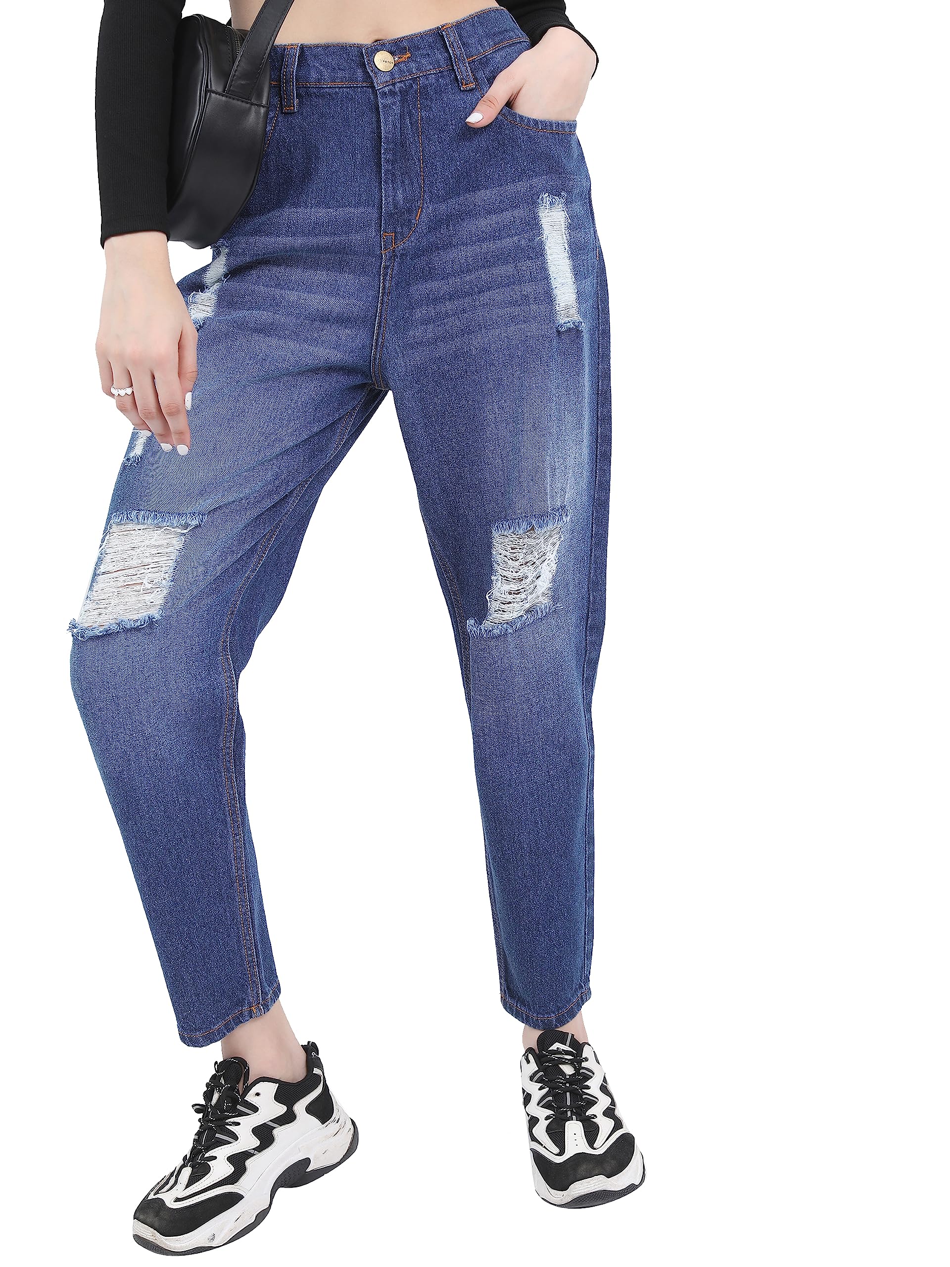 KETCH Women Relaxed Fit Mid-Rise Jeans