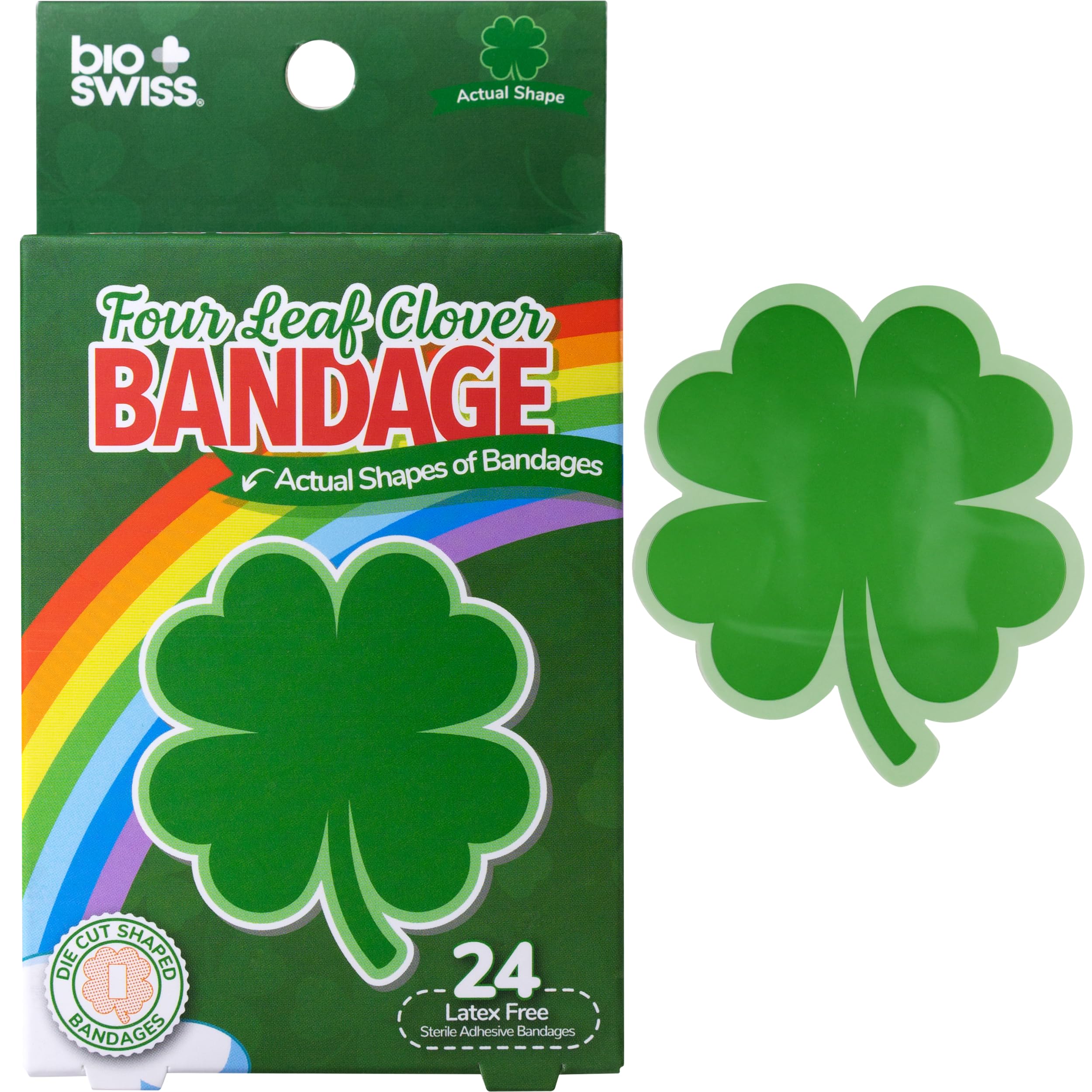 Amazon.com: BioSwiss Bandages, 4 Leaf Clover Shaped Self Adhesive