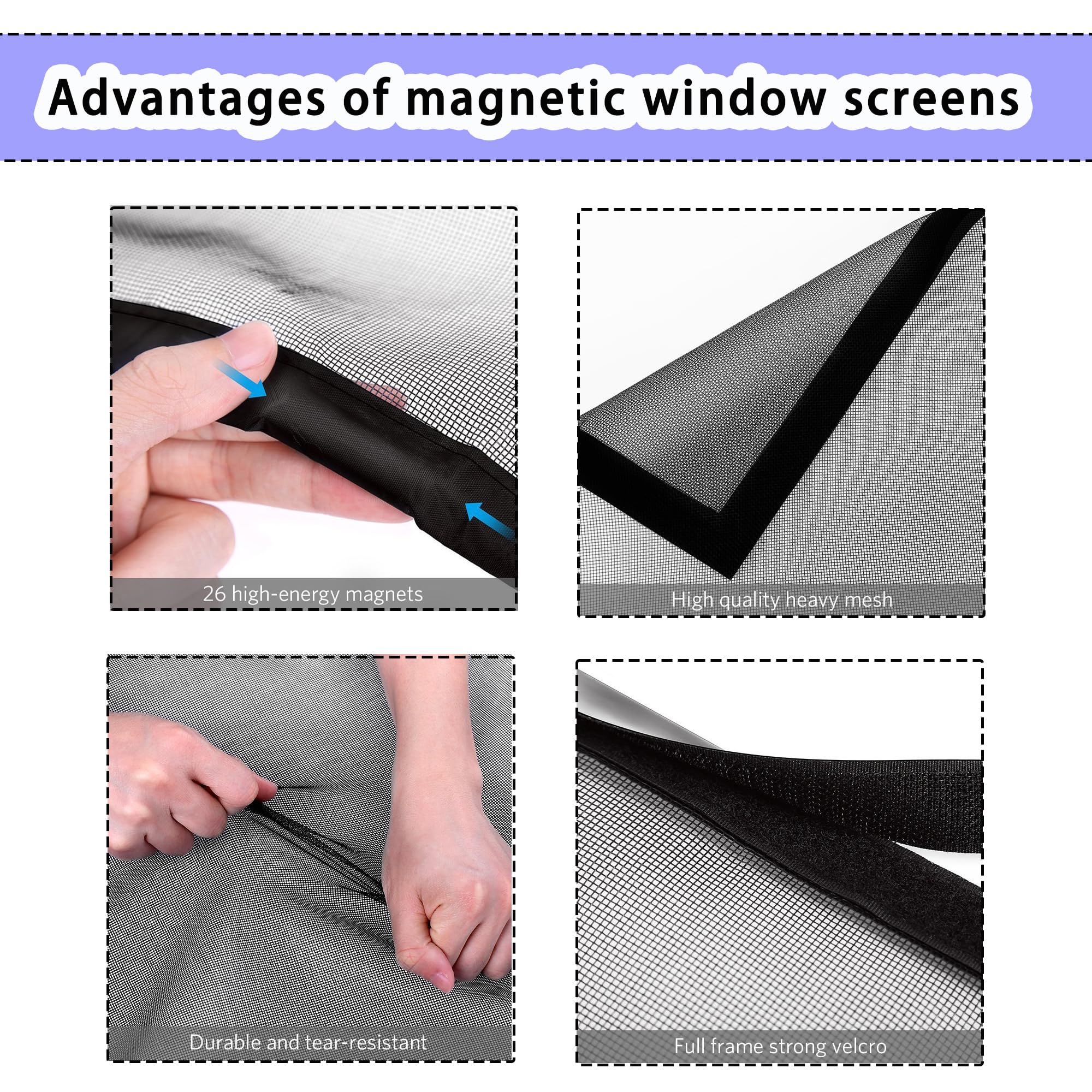 Zanzariera Magnetica Finestra, Automaticamente Chiude Tenda Anti