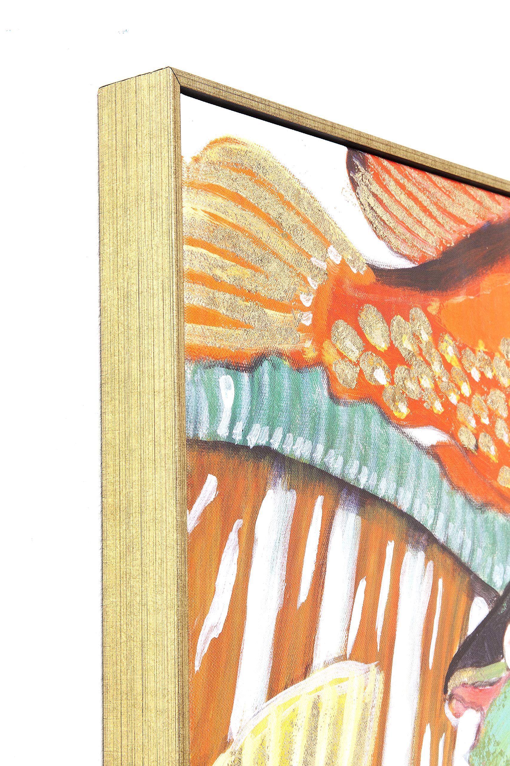 Kare Design Leinwandbild Fish Meeting One 50x40 cm Canvas Wandbild Fisch Motiv 2er Set