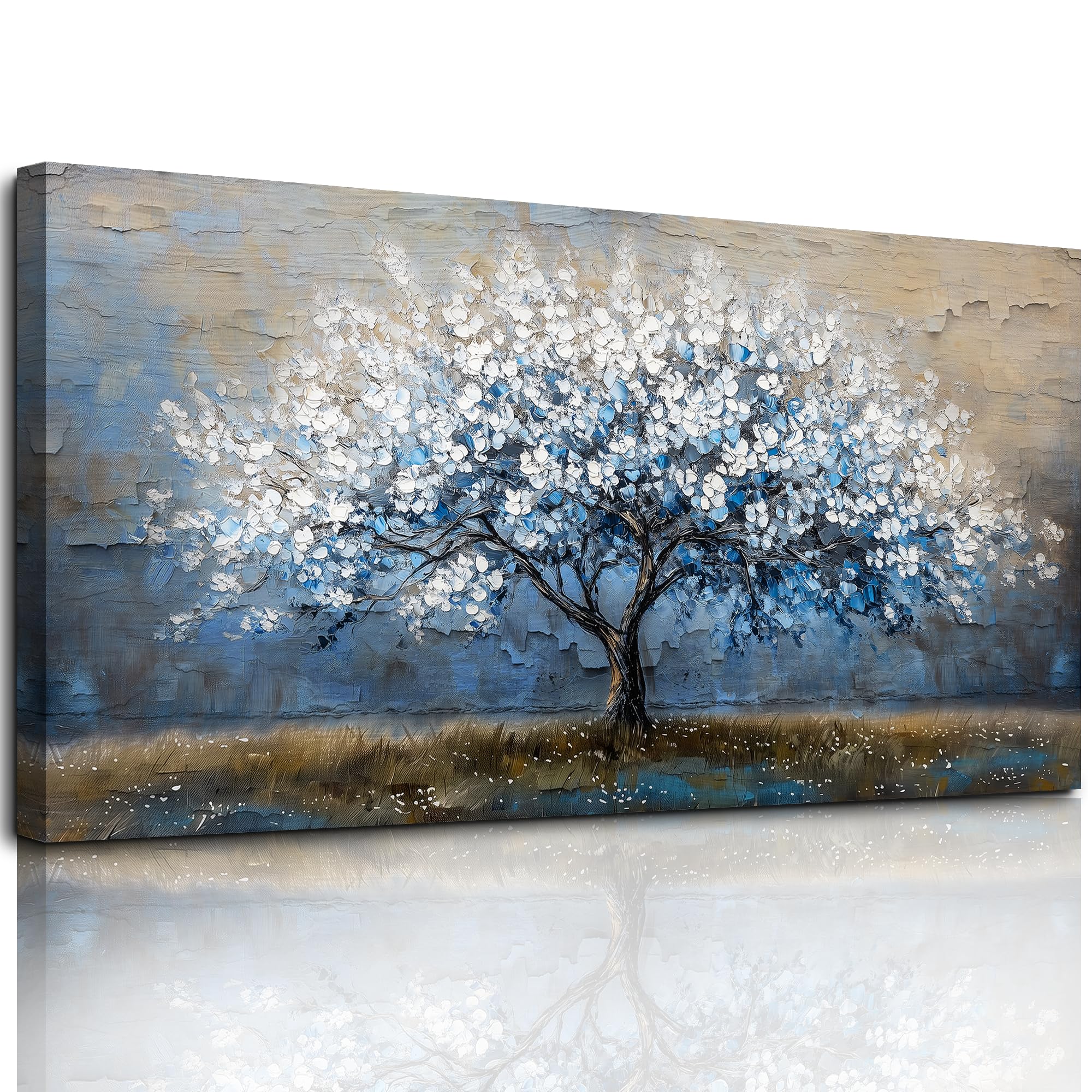 MHARTK66 Modern Canvas Wall Art picture Tree of Life Painting 60x120 cm