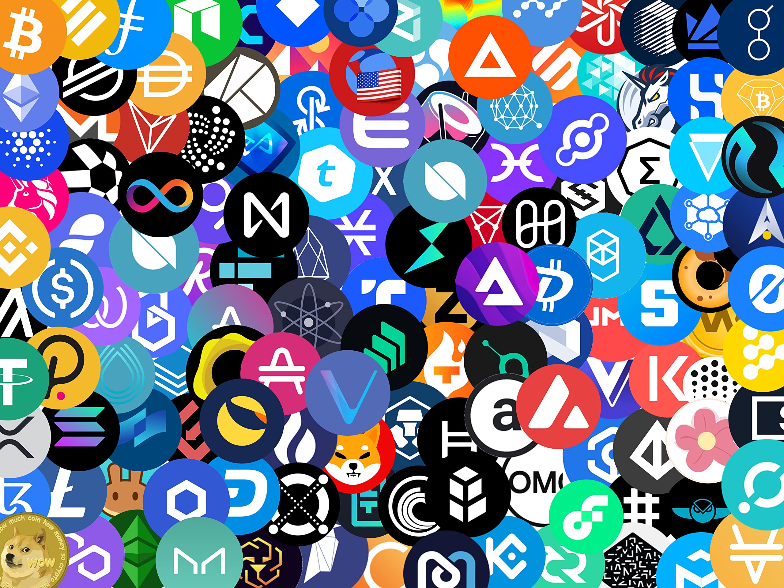 Wooden Crypto Puzzle 500 Pieces - Top 100 Market Cap Coins Collage 52cm x  38cm : Amazon.ca: Everything Else