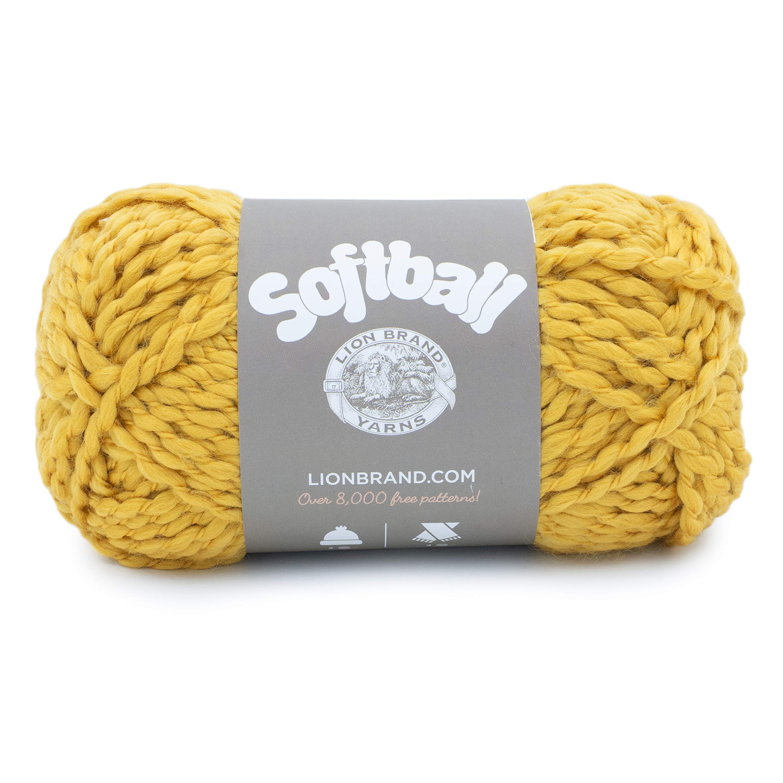 Hilo de softball Lion Brand Yarn de material premium resistente para labores duraderas
