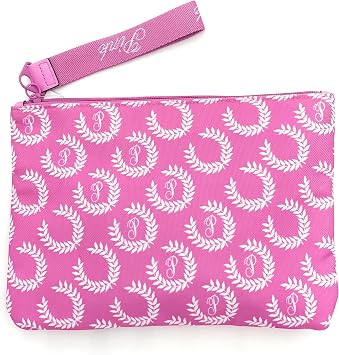 Victorias Secret PINK Logo Wristlet Makeup Bag Case